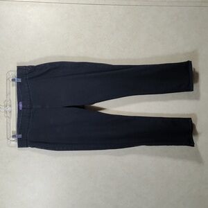 2/$10 05187 NYDJ black Millie Pull On Ankle jeans 14